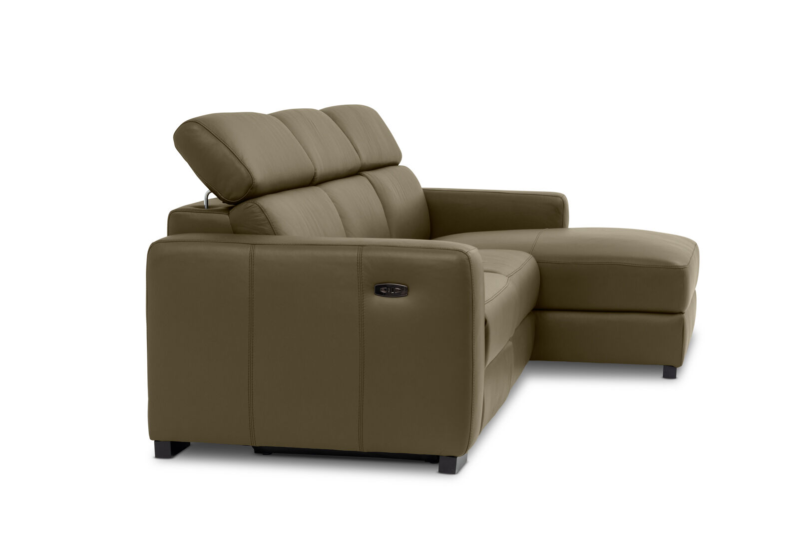 DAMIAN LEATHER - 3 Seater Sofa with RHF Chaise DAMIAN LEATHER