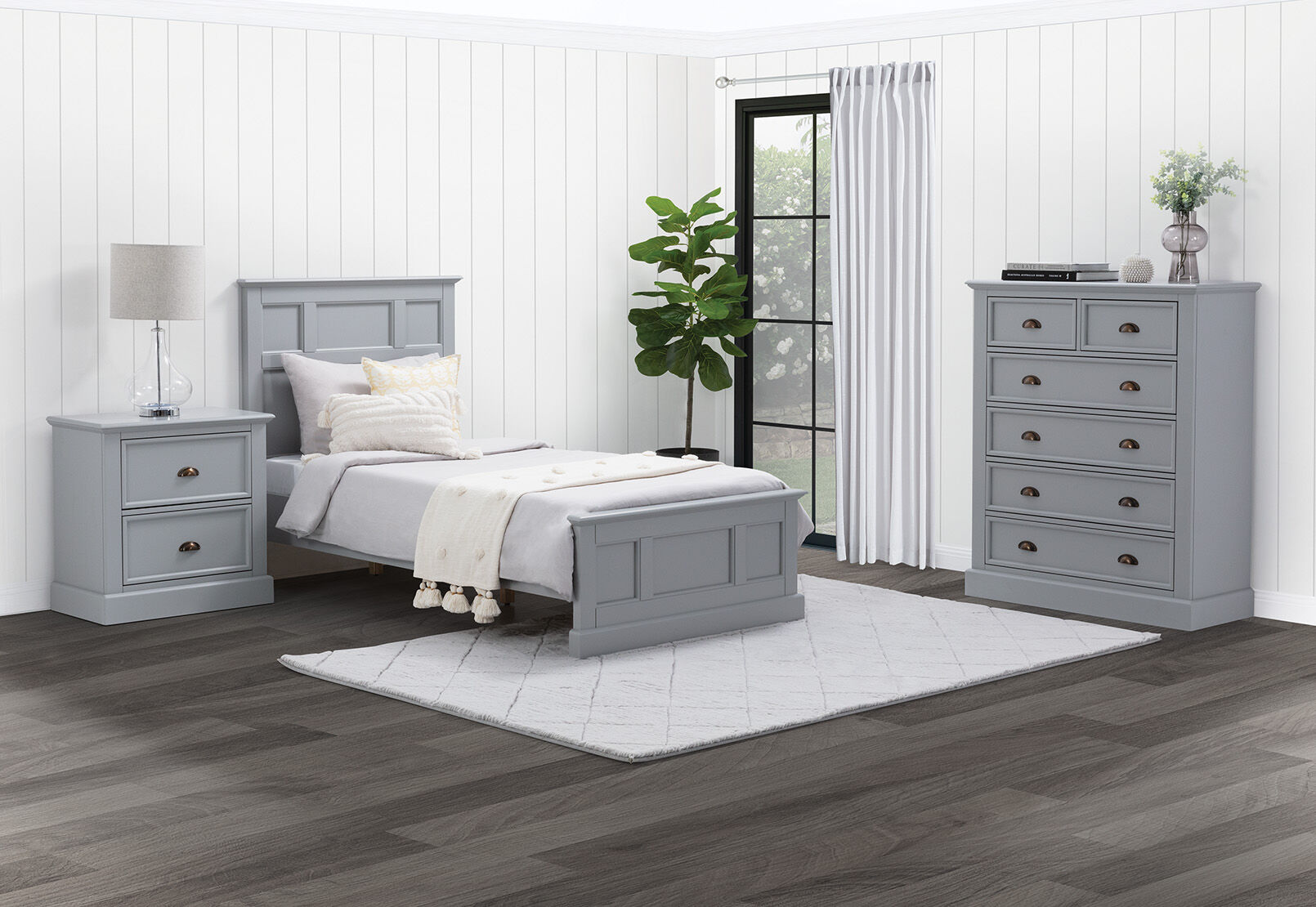 CHRYSTELLE - King Single Bed CHRYSTELLE