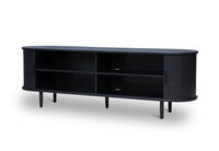 TANNER - 2 Door Black Entertainment Unit TANNER