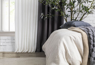 SPELL - White Sheer Curtains 140 x 250cm