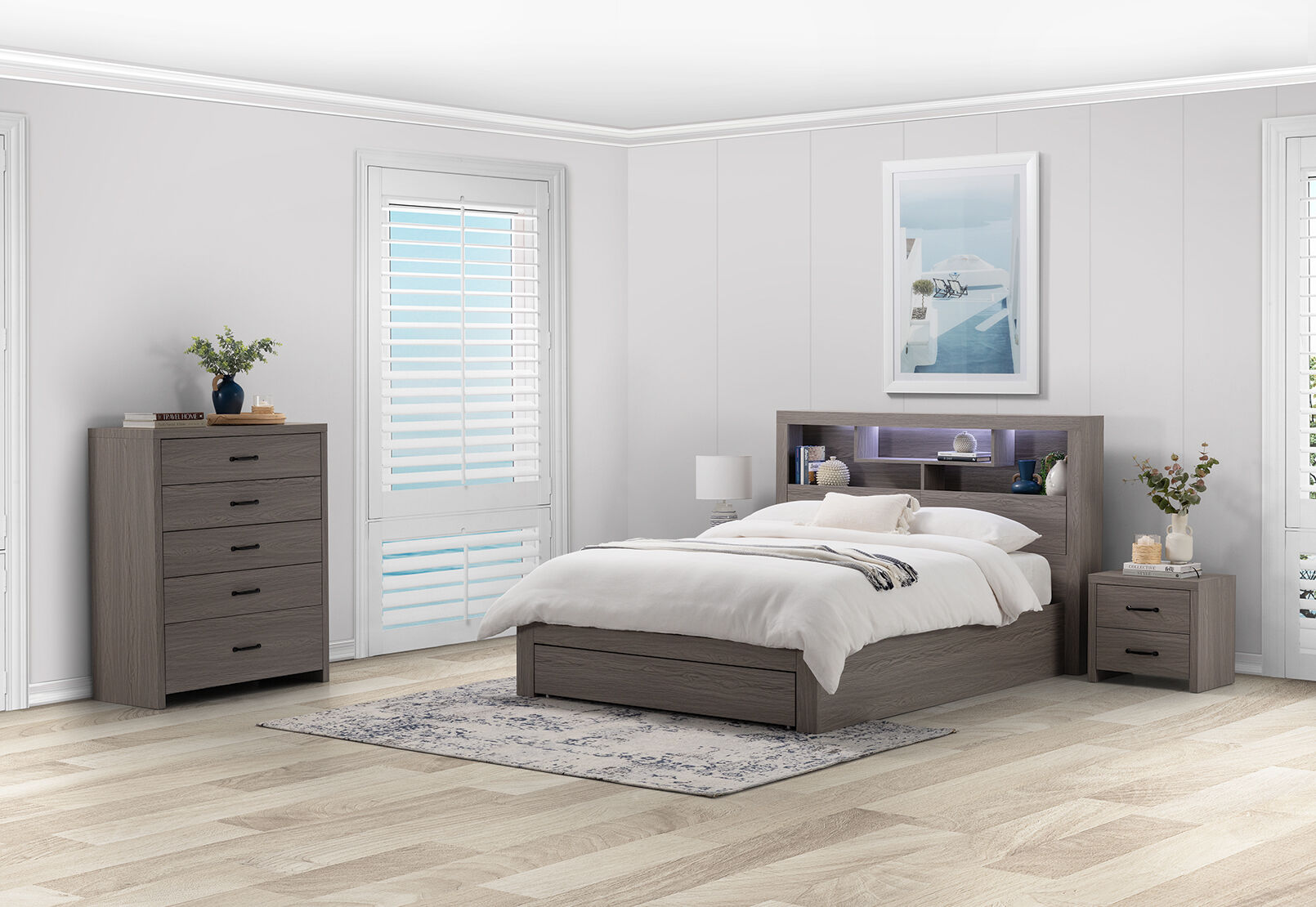 GEOVANA - Queen Lift Bed GEOVANA