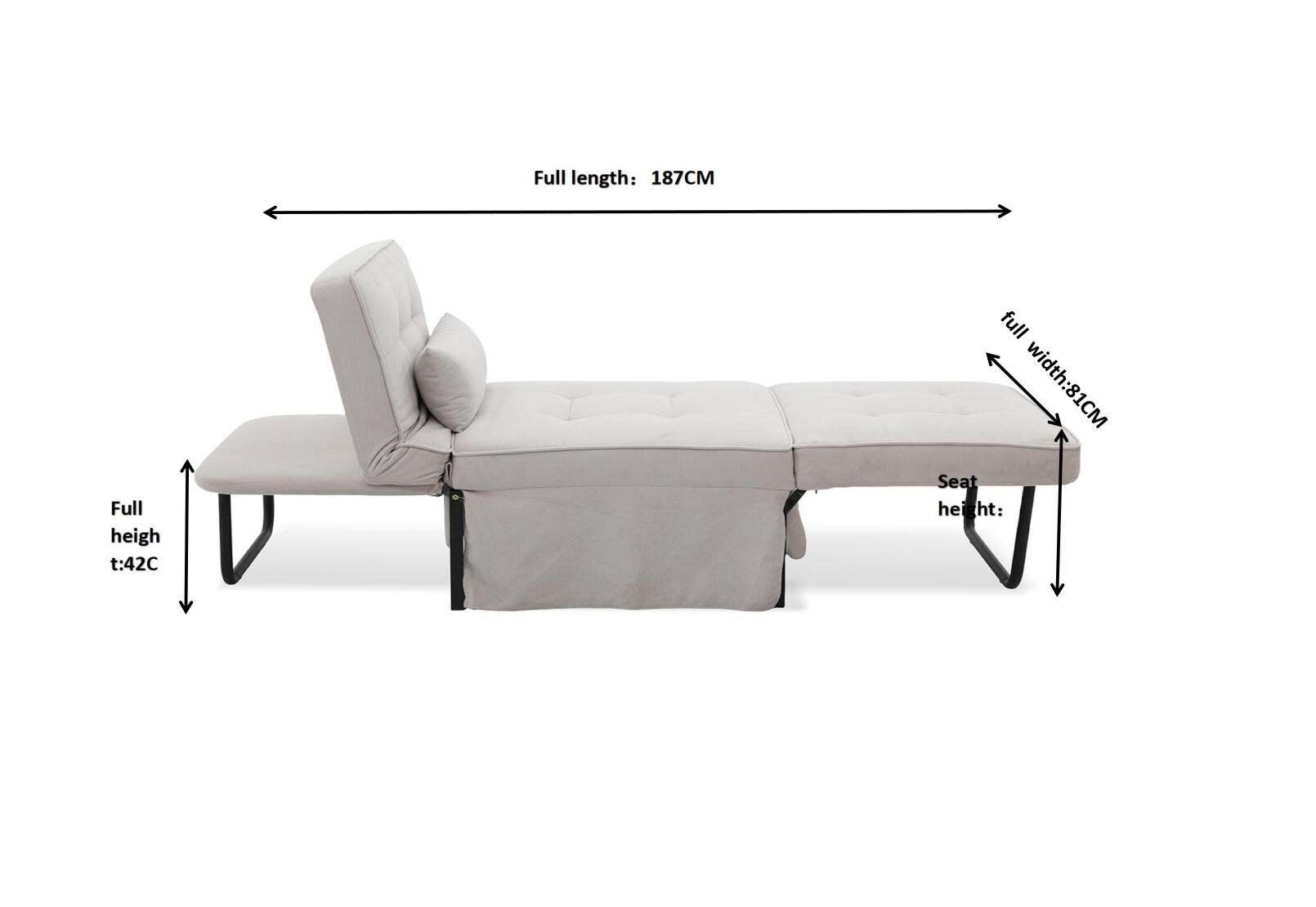 TELSEN - Ottoman Sofa Bed TELSEN