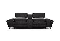 SINATRA FABRIC - Media 3 Seater with 2 Inbuilt Electric Recliners SINATRA FABRIC