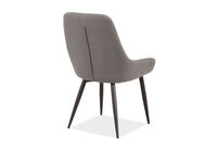 WISTERIA - Set of 2 Grey Dining Chairs WISTERIA