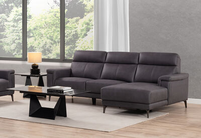 CAPEL FABRIC - 3 Seater Sofa with RHF Chaise