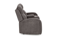 BAYTOWN FABRIC - 2 Seater Electric Recliners with Console BAYTOWN FABRIC