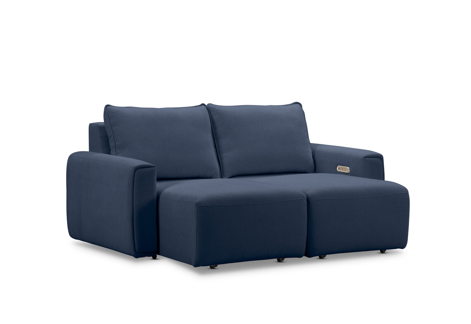 MIKAELA - 2 Seater with Sliding Electric Chaise MIKAELA
