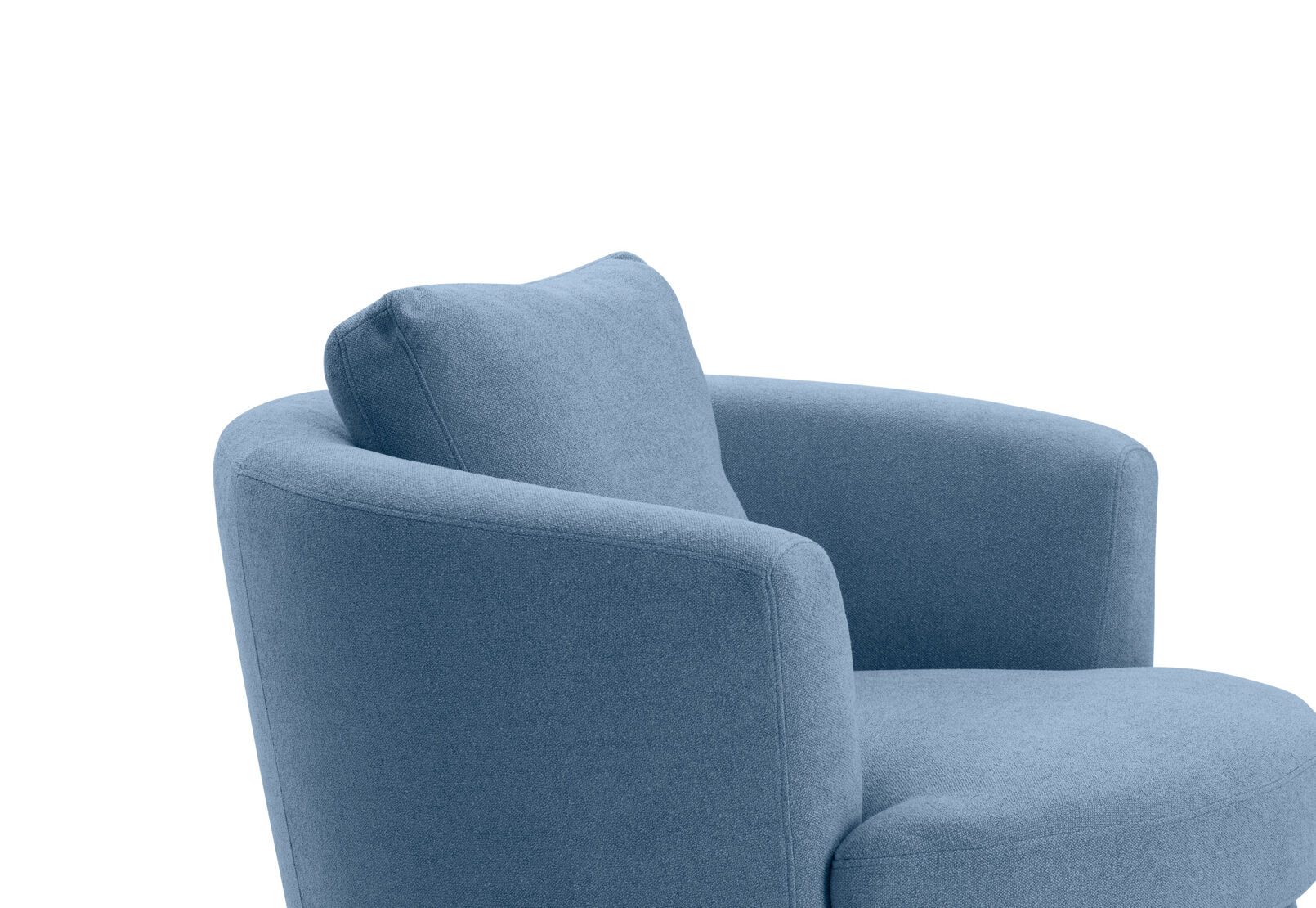 BLUE BRIANA FABRIC Swivel Chair