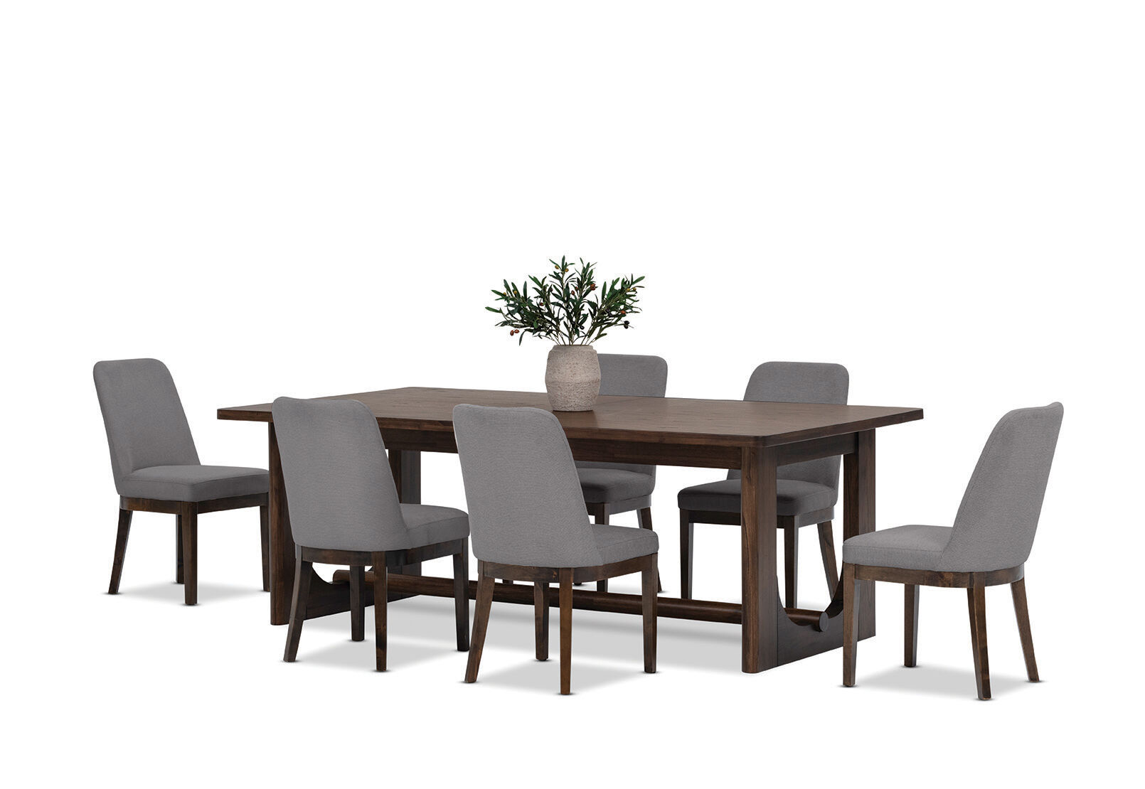 NICCOLO - 7 Piece Extension Dining Suite with Santino Dining Chairs NICCOLO