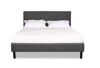 BRIGITTA - Grey Queen Bed BRIGITTA