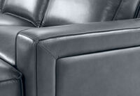 BARTELLE LEATHER - 3.5 Seater Sofa with Ottoman. BARTELLE LEATHER