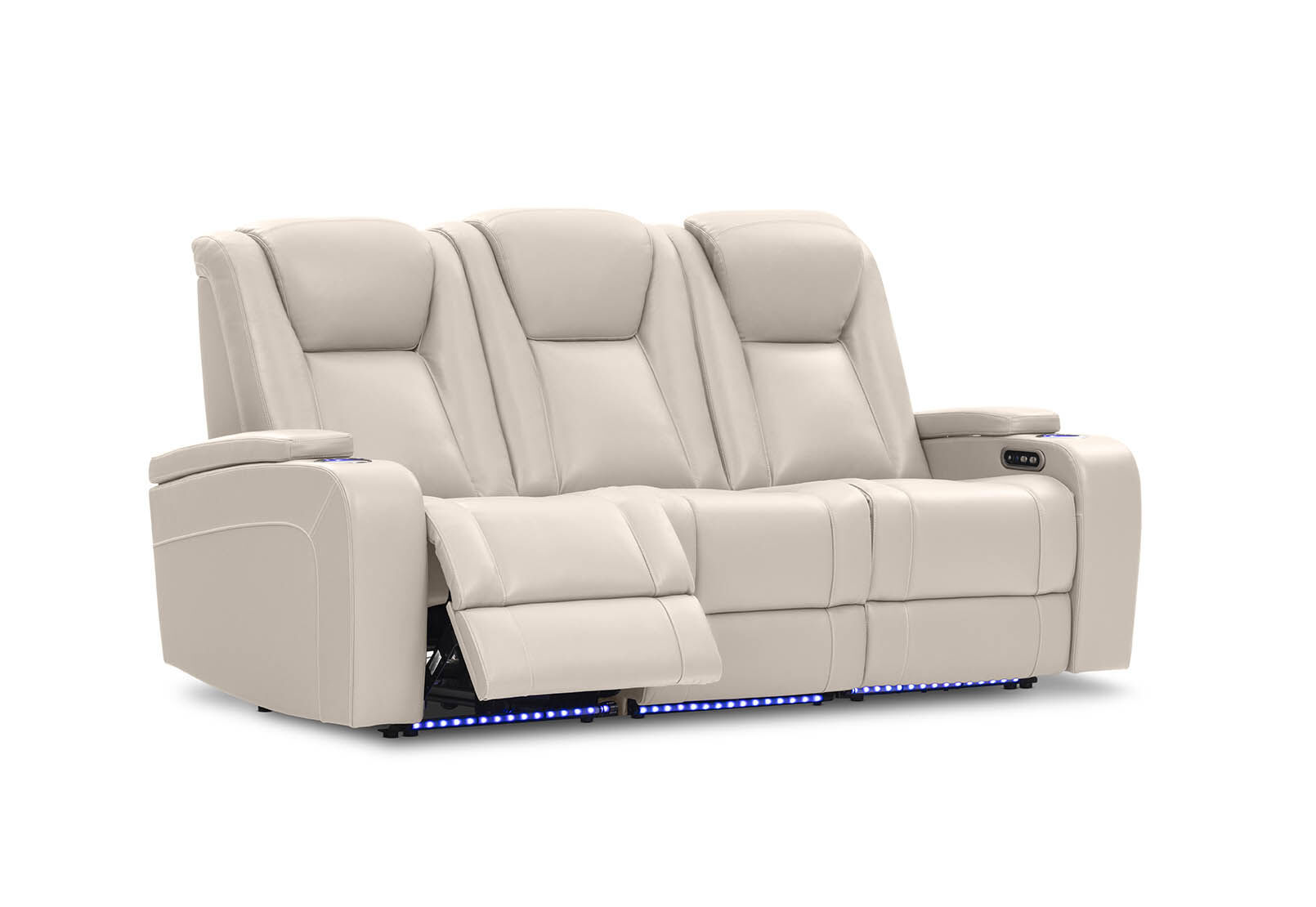 SENTINAL MK2 LEATHER - 3 Seater with 2 Electric Recliners SENTINAL MK2 LEATHER