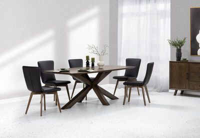 AUGUSTUS - 7 Piece Suite with Allcot Dining Chairs