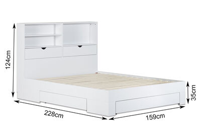 NIVA - Queen Bed Drawer