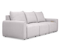 MIKAELA - 3 Seater with Sliding Electric Chaise MIKAELA