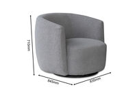 WHITAKER - Swivel Accent Chair WHITAKER