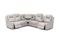 SENTINAL MK2 LEATHER - 4 Piece Corner with RHF Console SENTINAL MK2 LEATHER