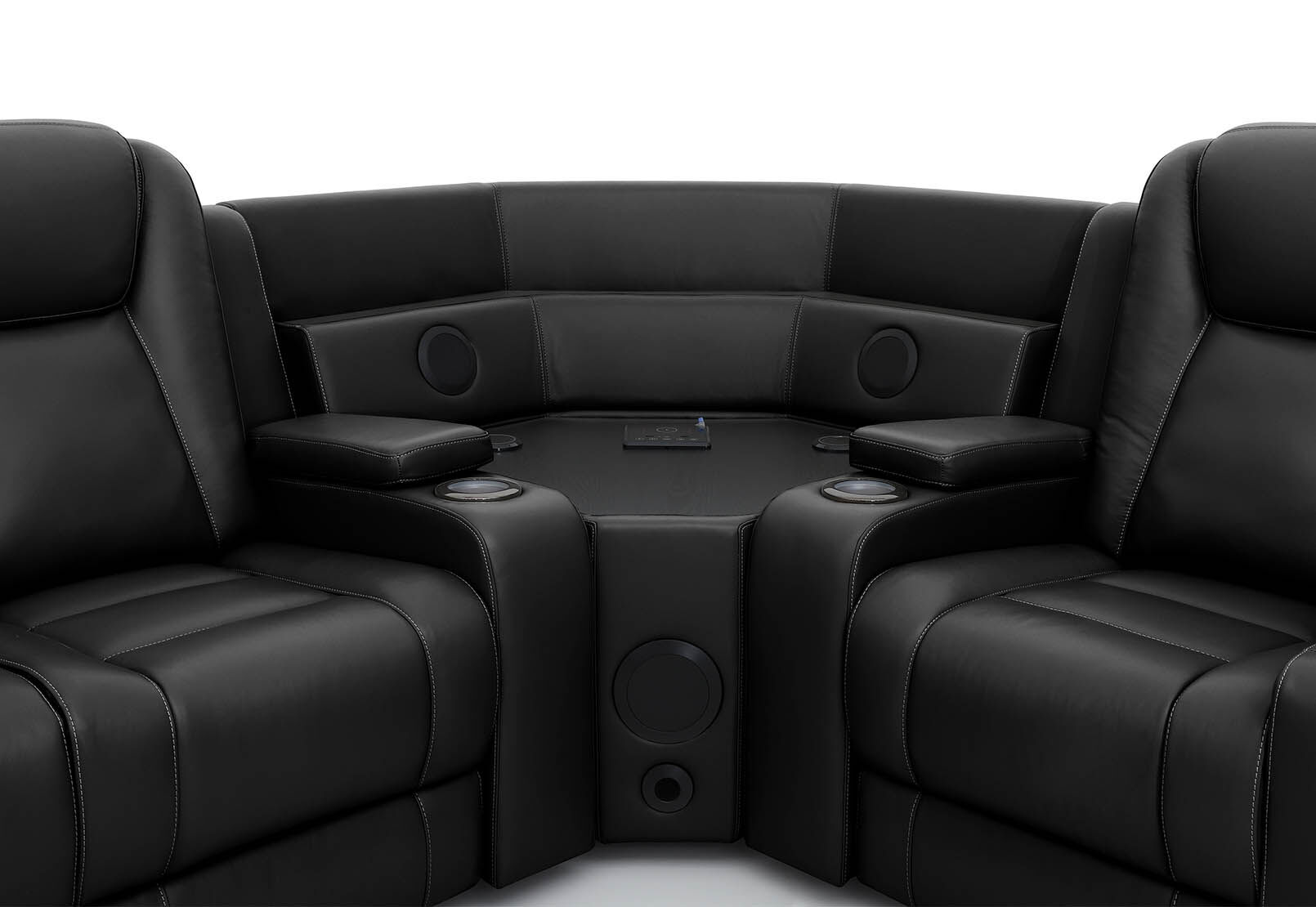 SENTINAL MK2 LEATHER - 4 Piece Corner with LHF Console SENTINAL MK2 LEATHER