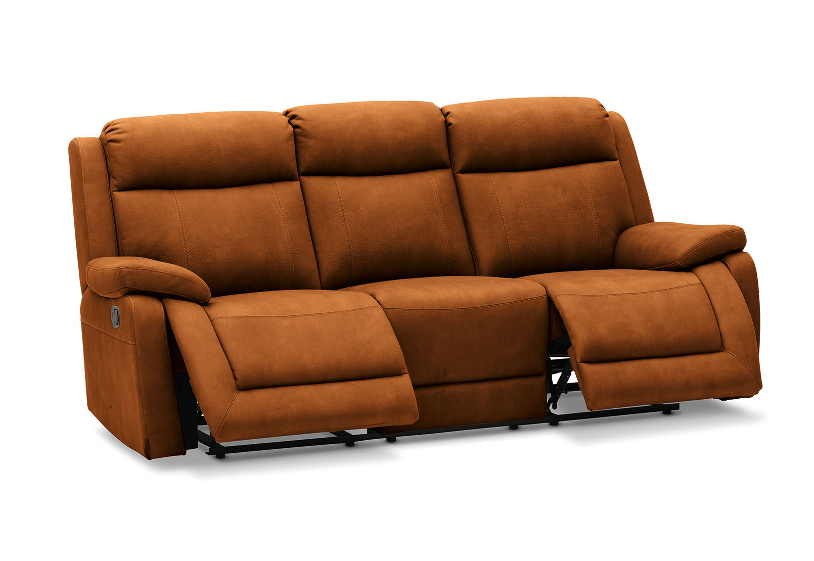 SAN MARCO - Fabric 3 Seater Sofa with 2 Inbuilt Recliners SAN MARCO