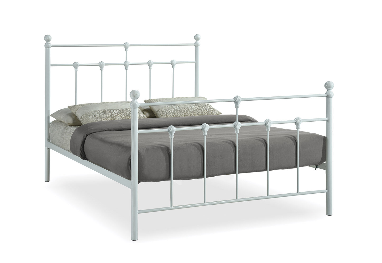 WHITE NEWMAN White Double Bed Amart Furniture
