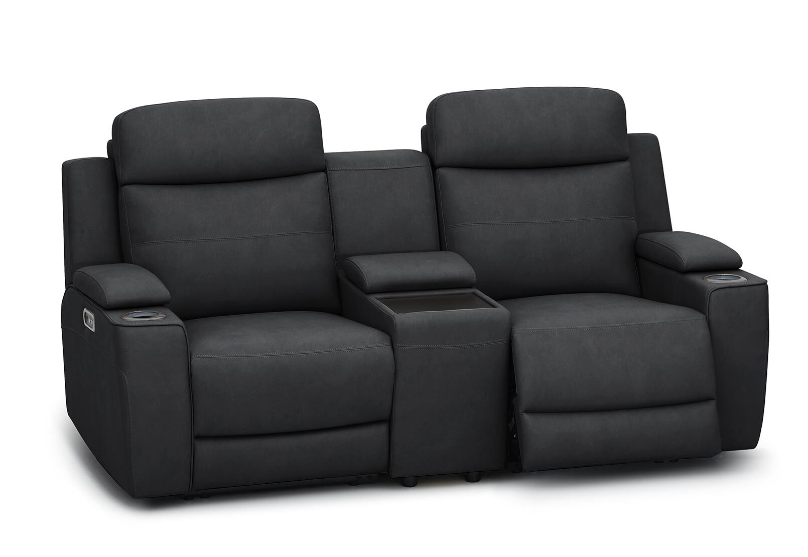 ALEXIOS - 2 Seater with Electric Recliner and Console ALEXIOS