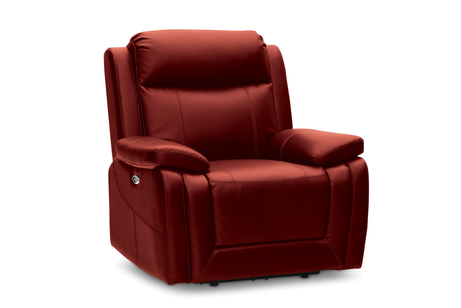 RED SAN MARCO Leather Electric Lift Chair Amart Furniture