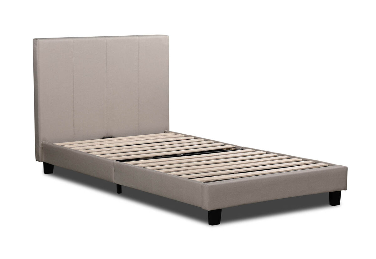 BEIGE ROLLINS Single Bed