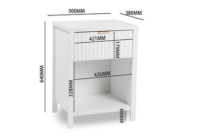 CASTANEDA - Set of 2 Bedsides