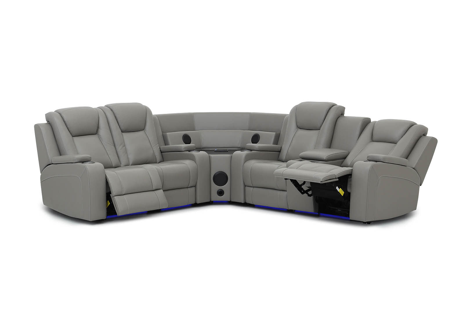 SENTINAL MK2 LEATHER - 4 Piece Corner with RHF Console SENTINAL MK2 LEATHER