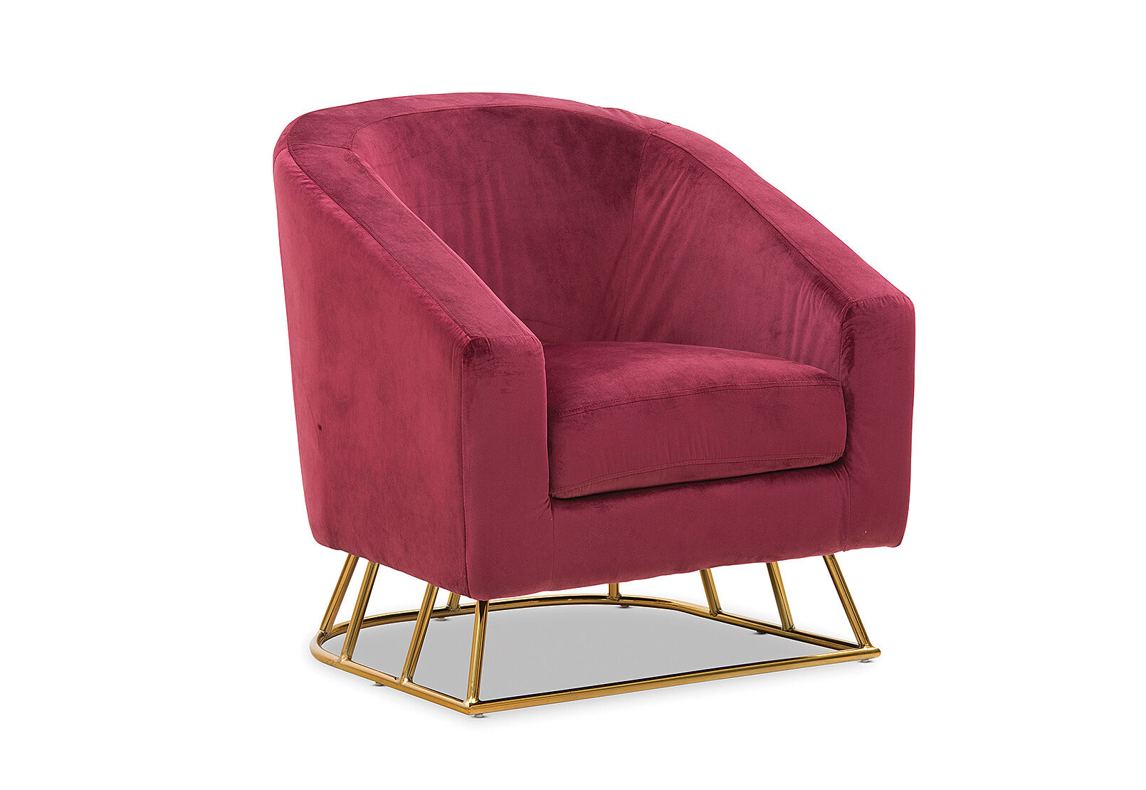 red velvet demi velvet accent chair  amart furniture