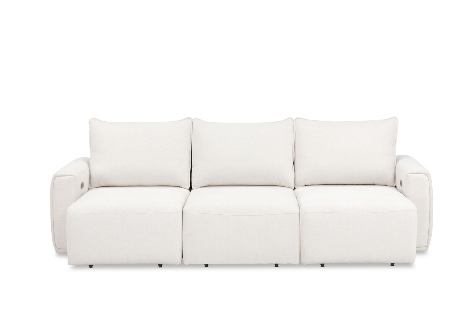 MIKAELA - 3 Seater with Sliding Electric Chaise MIKAELA