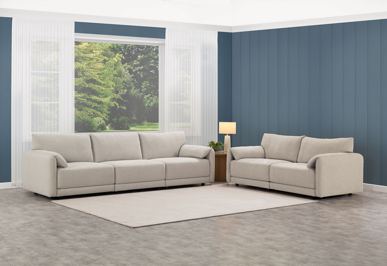 VARLEY FABRIC - 3.5 Seater Sofa VARLEY FABRIC