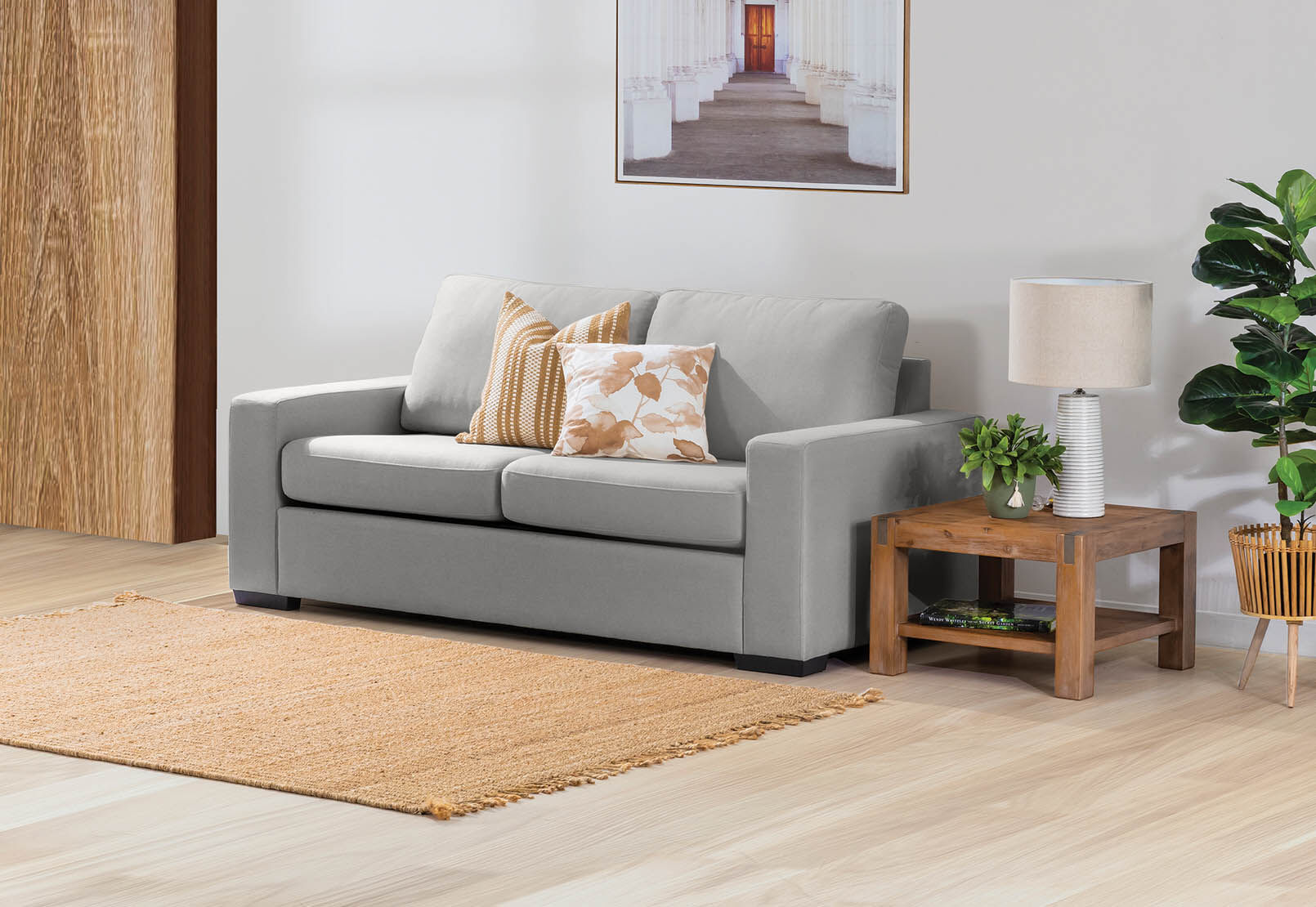 KIRBY - Fabric 3 Seat Sofa Bed KIRBY