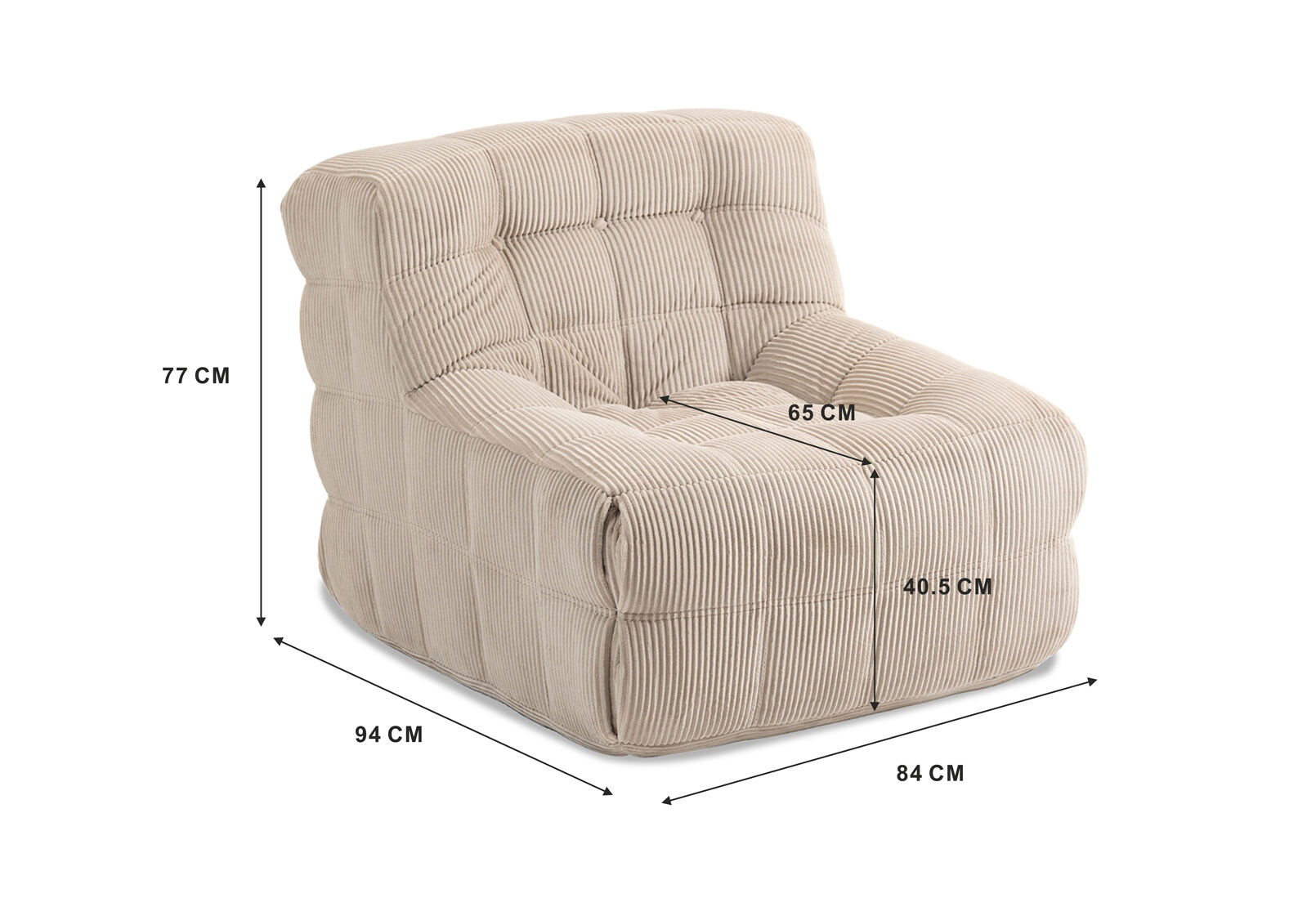 BAUTISTA - Accent Chair and Ottoman BAUTISTA