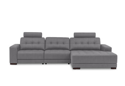COWPER FABRIC - 3 Seater Sofa with RHF Chaise