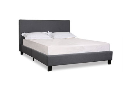 KIRAN - Grey Queen Bed