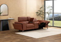 SINATRA LEATHER - Media 2 Seater with Inbuilt Electric Recliners SINATRA LEATHER