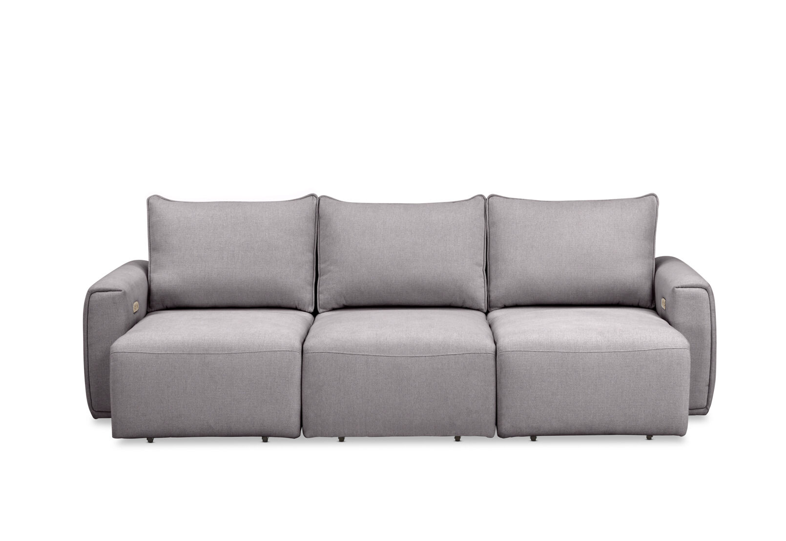 MIKAELA - 3 Seater with Sliding Electric Chaise MIKAELA