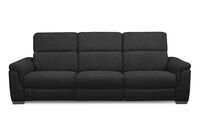 LUCIANO - Fabric 3.5 Seater Sofa with 2 Electric Recliners LUCIANO