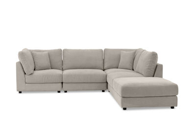 RAQUEL FABRIC - 5 Pce Modular Lounge Suite