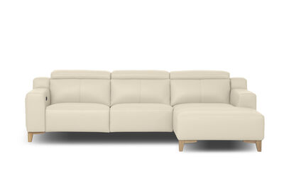 GAGE LEATHER - 3 Seater RHF Chaise (Leather)