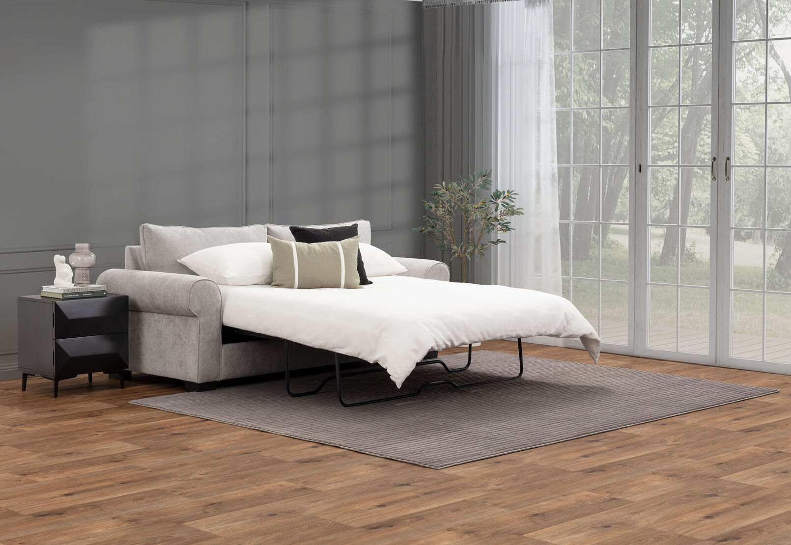 ALLI FABRIC - 3.5 Seater Sofa Bed ALLI FABRIC