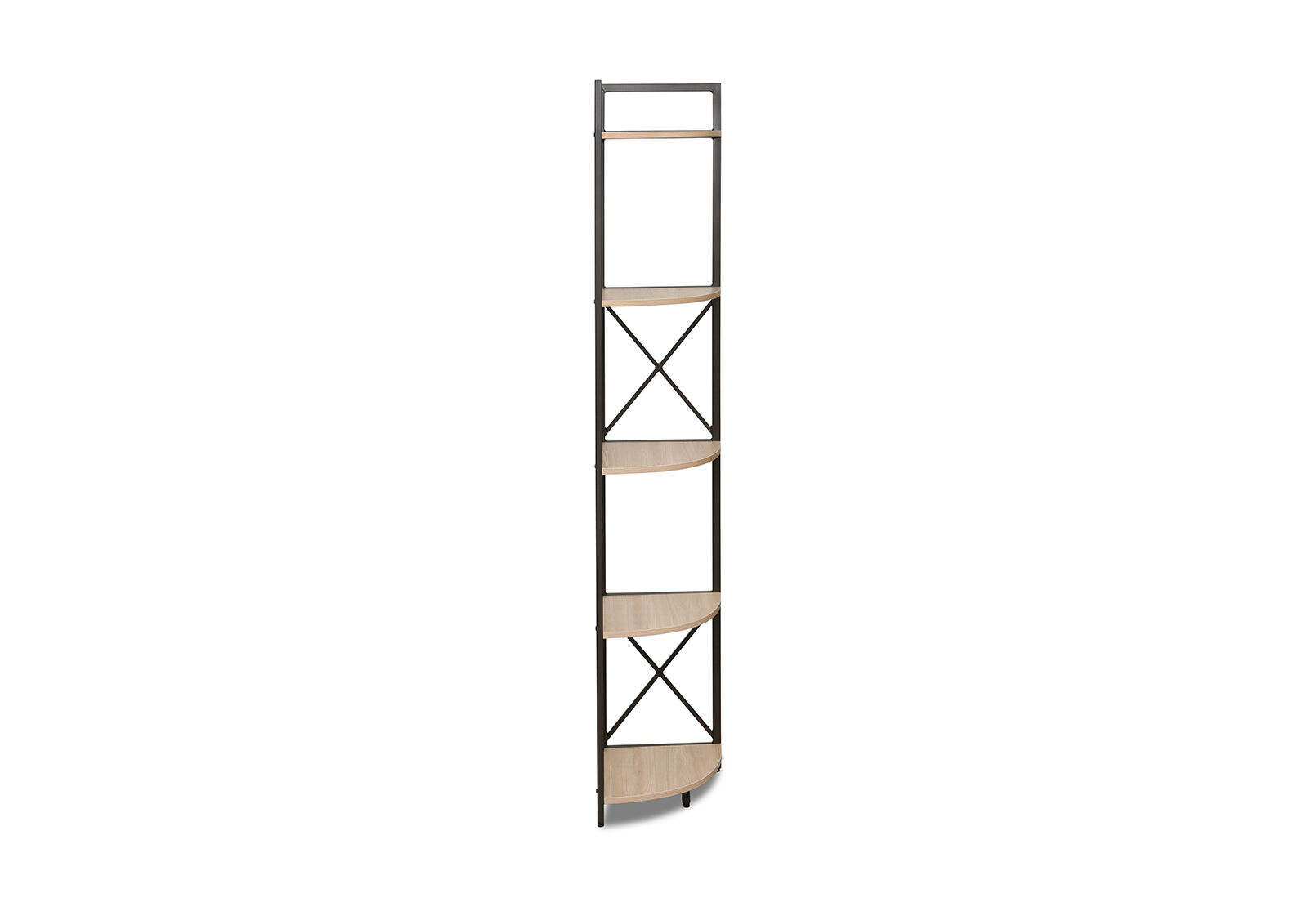 DUNN - 5 Tier Corner Bookcase DUNN