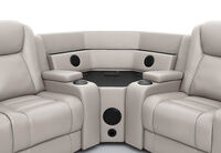 SENTINAL MK2 LEATHER - 5 Piece Corner with RHF Console SENTINAL MK2 LEATHER