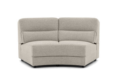 ELISEO FABRIC - 2 Seater Armless Wedge Chair