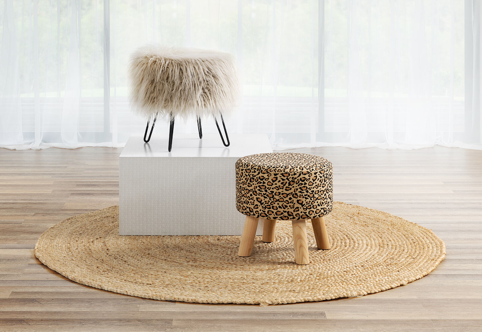 YOSHI - Fabric Stool YOSHI