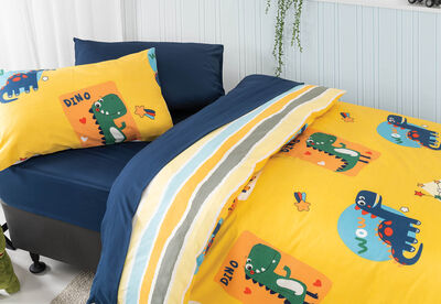 DINO DREAMIN - Single Quilt Cover Set