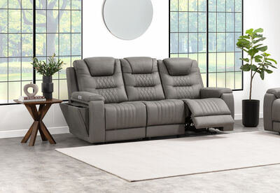 AGASSI FABRIC - 3 Seater with Dual Motor Recliner