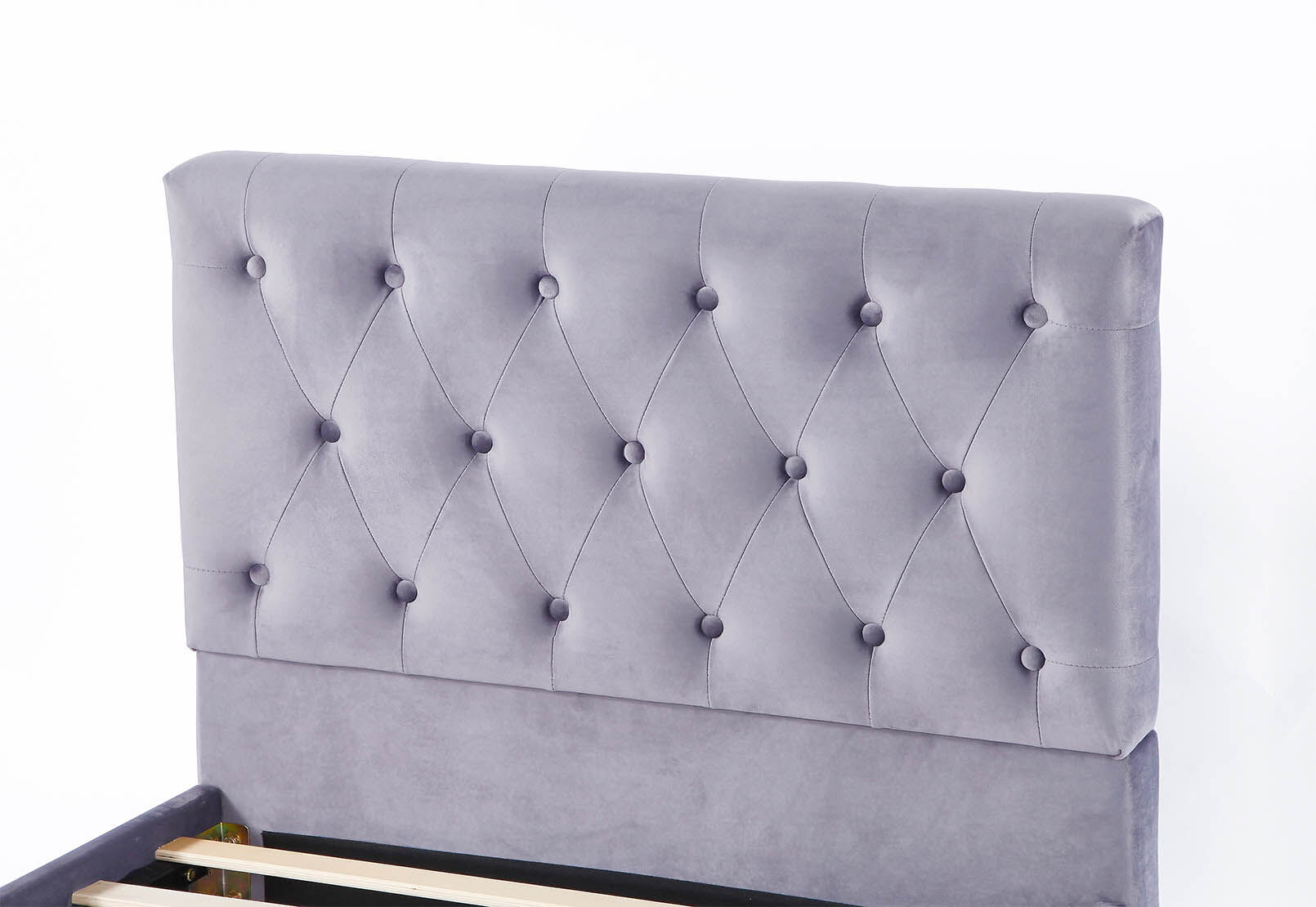 STEPHANIE - Grey Single Bed STEPHANIE