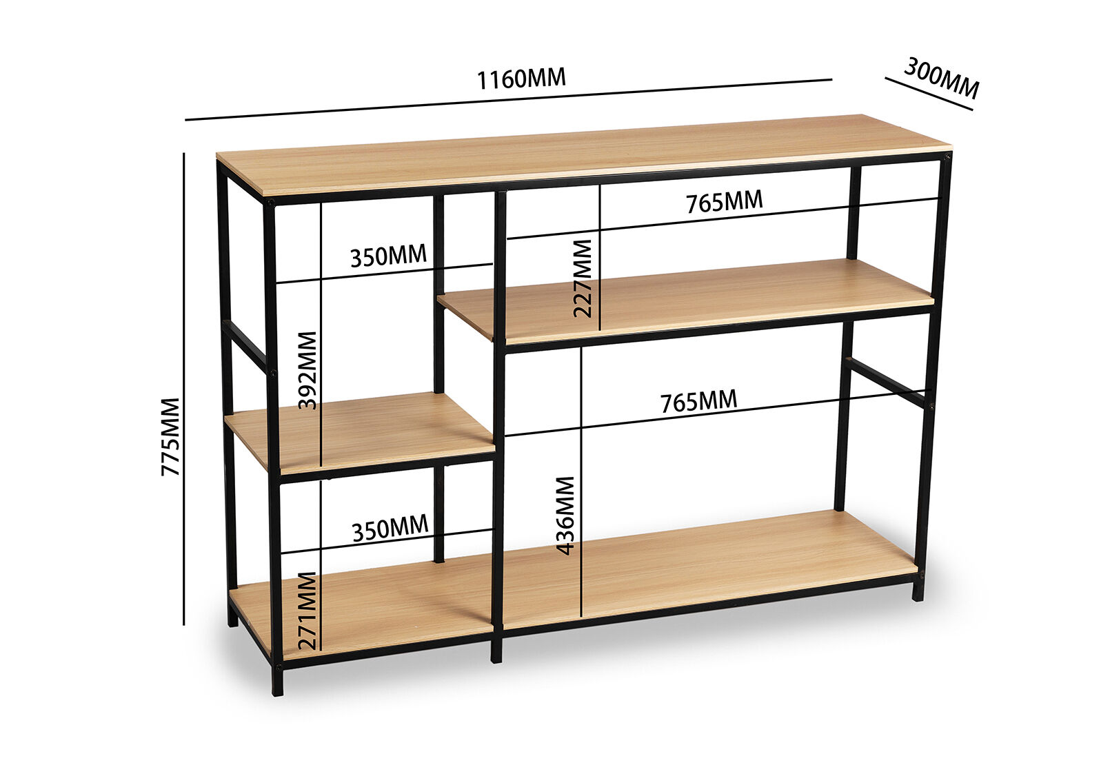 DOMINIC - 3 Tier Shelf DOMINIC